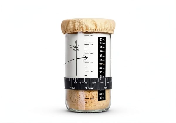 Sourdough Starter Kit VEDALIO Pink Rattan Bread Baking-3