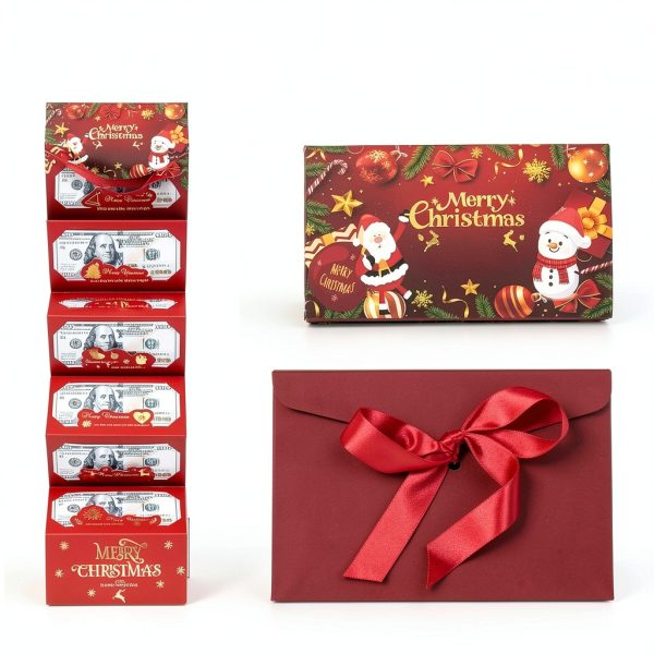 Linyuant Christmas Cash Envelopes Durable Cardstock-5