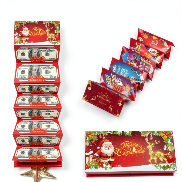 Linyuant Christmas Cash Envelopes Durable Cardstock-1