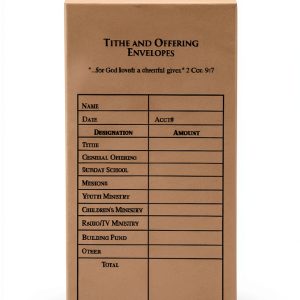 Cash Envelope Broadman Church Supplies Paper-0
