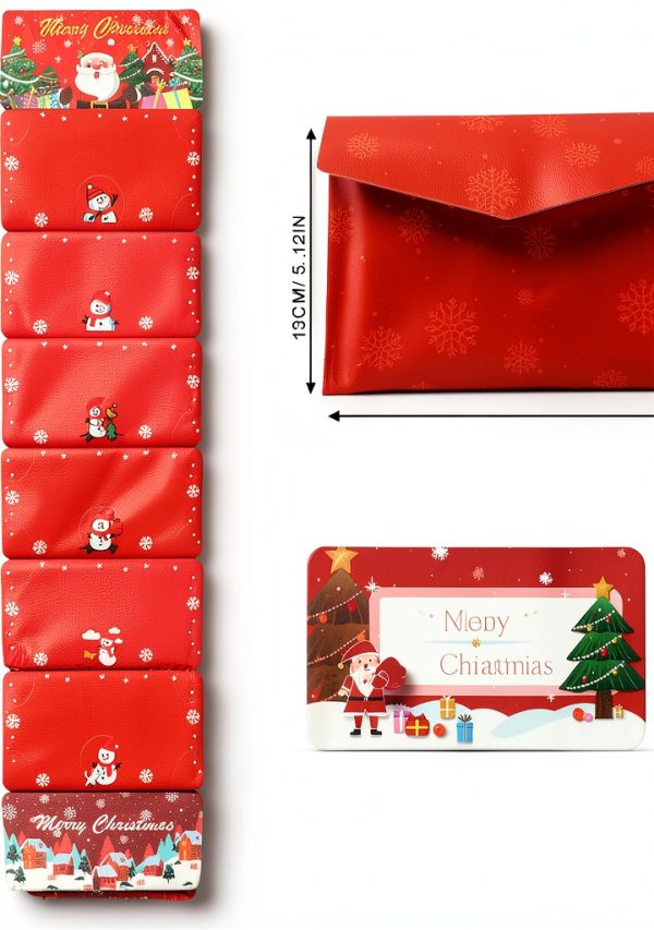 JOYJOM Christmas Envelop Red Paper Rectangular-5