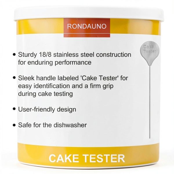 Rondauno Stainless Steel Cake Tester Stick for Home Baking-2
