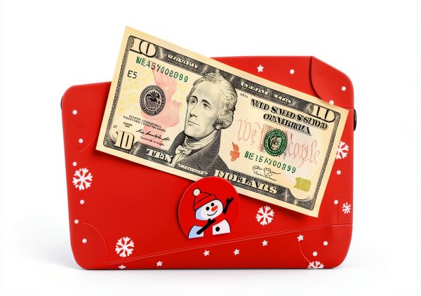 JOYJOM Christmas Envelop Red Paper Rectangular-4