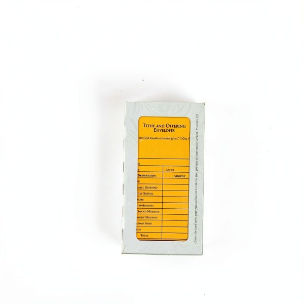 Cash Envelope Broadman Church Supplies Paper-1