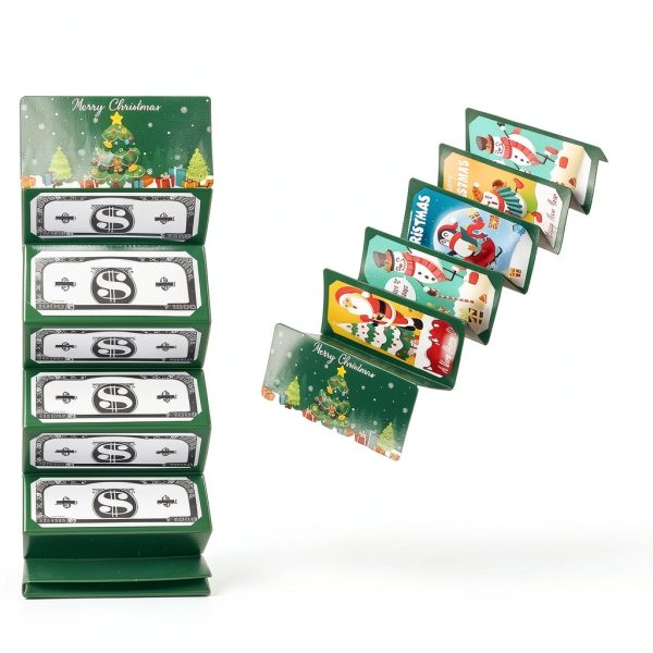 Linyuant Christmas Cash Envelopes Durable Cardstock-3