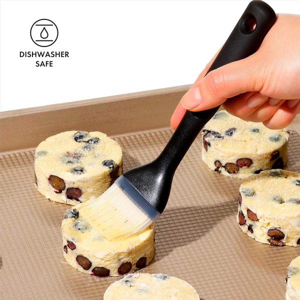 OXO Silicone Basting Brush Heat Resistant Dishwasher Safe-4