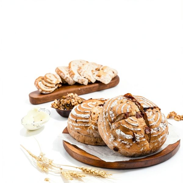 EWFEN Rattan Bread Proofing Baskets Set Round Oval Shapes-7
