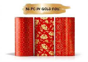 Winoo Design Chinese New Year Red Envelopes Gold Foil-0