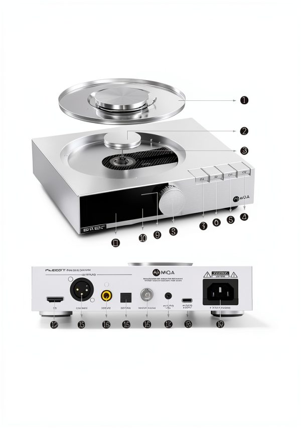 SMSL PL200T High-Performance MQA CD Player with P.A.S.S. Servo and-2