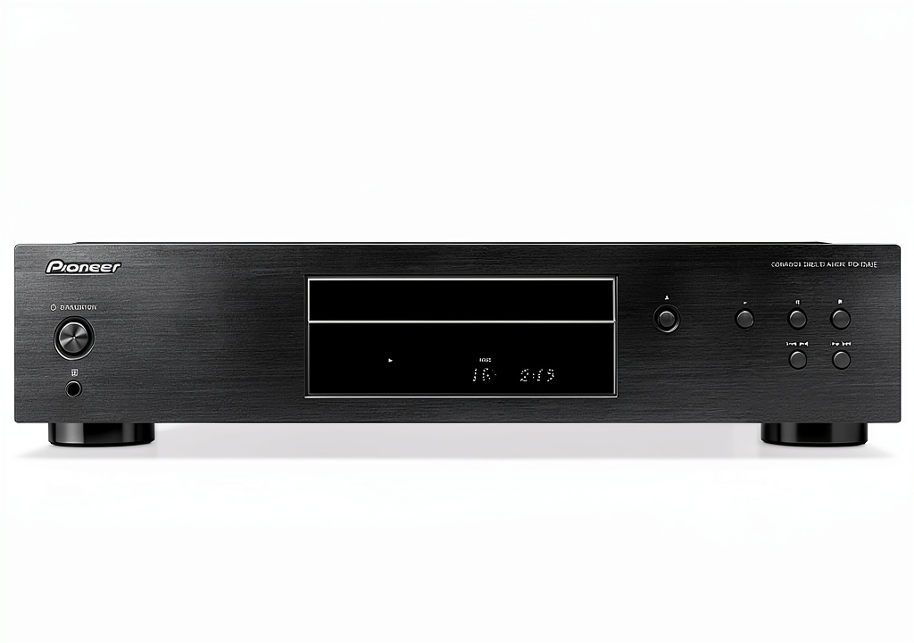 Installing Pavo Monitor Arm for CD Players 192 kHz DAC Center Drive on a wooden desk