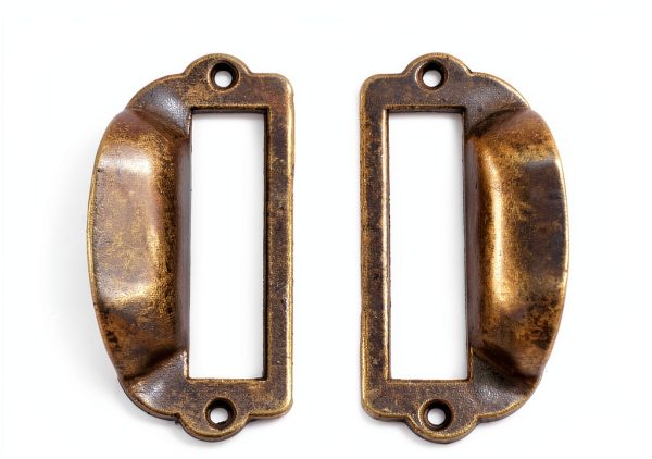 WEICHUAN Bronze Drawer Pulls 16pcs Zinc Alloy Vintage Label-1
