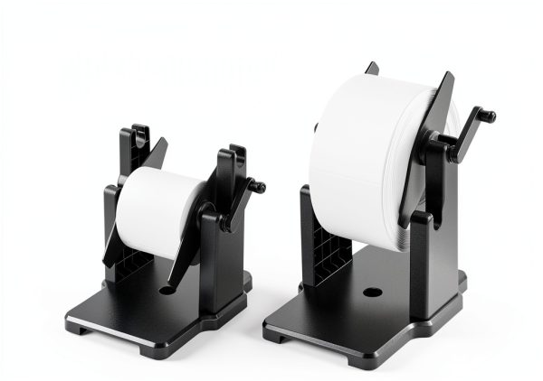 MUNBYN Label Holder P941ST Black 2-in-1 Cord Storage Adjustable Height-1