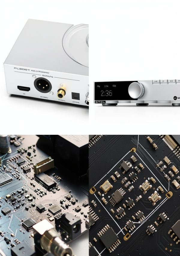 SMSL PL200T Silver CD Transport Hi‑Fi Player with Precision Clock-5