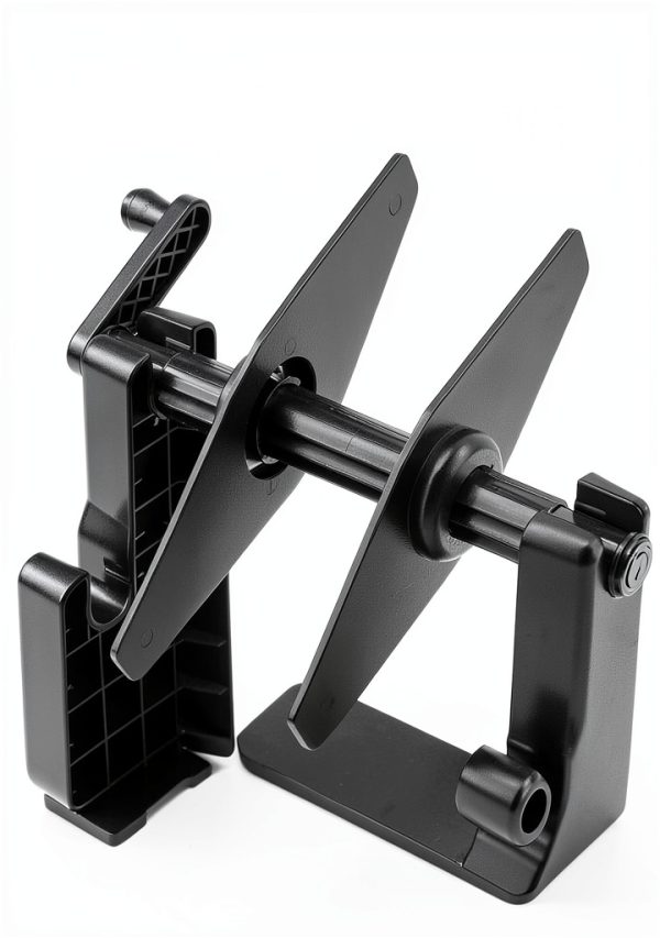 MUNBYN Label Holder P941ST Black 2-in-1 Cord Storage Adjustable Height-3