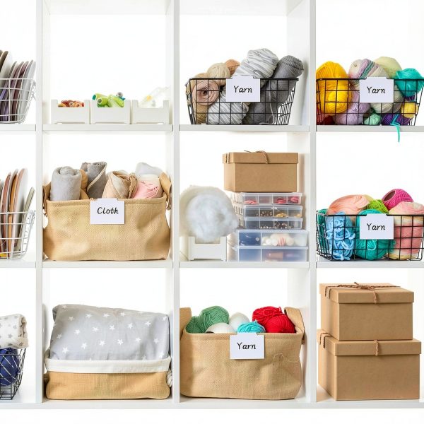 DANRONG Basket Labels Clip On 30 Plastic Labels with Chalk Markers-6