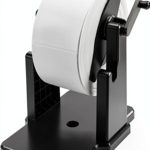 MUNBYN Label Holder P941ST Black 2-in-1 Cord Storage Adjustable Height-0