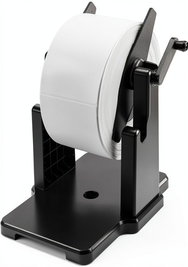 MUNBYN Label Holder P941ST Black 2-in-1 Cord Storage Adjustable Height-0