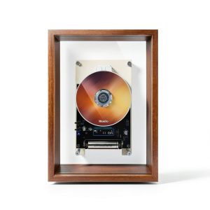 TODAAIR CD Player Photo Frame Wood Retro Wall Mount Wireless-0