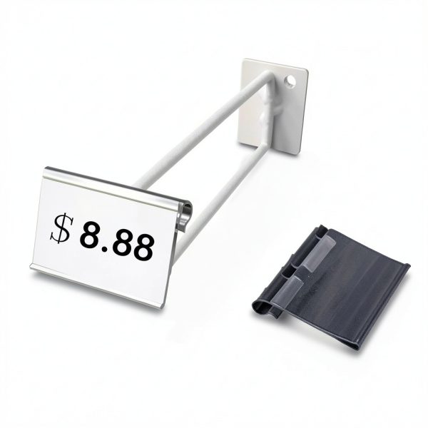 Clear Plastic Label Holders ChanQnTon 50 pcs PVC Clip 6x4.2cm-3