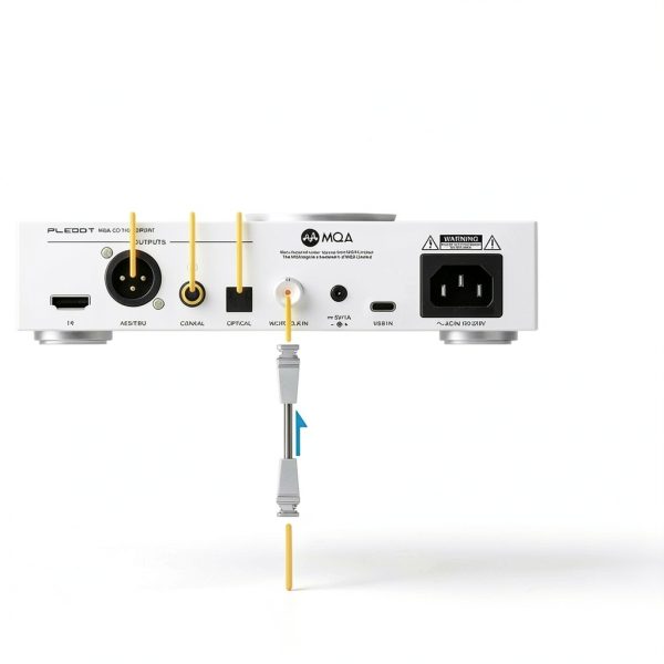 SMSL PL200T Silver CD Transport Hi‑Fi Player with Precision Clock-7