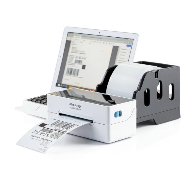 Label Printer LabelRange LH001 Desktop Black 4‑inch Width-5