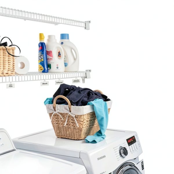 Plastic Wire Shelf Label Holder NuBliss Reusable 100 Clear Clip-6