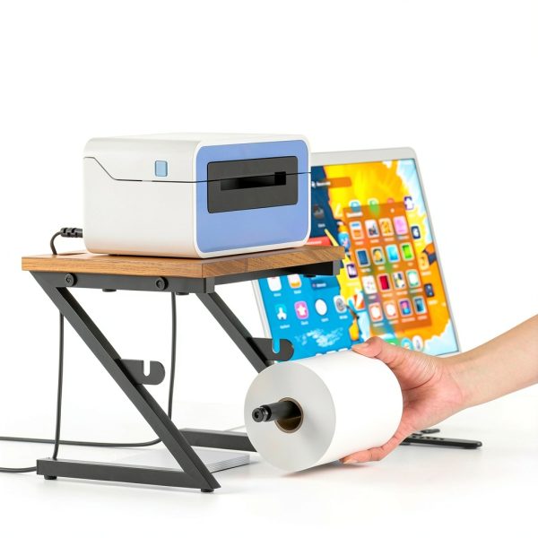 Label Holder Alyoen Z Shape Retro for Rolls and Fanfold Labels-2