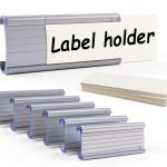 Wire Shelf Label Holders ELEMGULY 30 Pack PVC 3in x 1.4in Clips-0